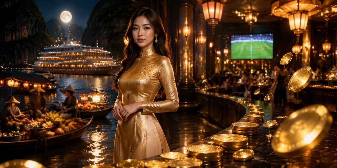 Người dùng truy cập apa7 tại vịnh Hạ Long trên điện thoại