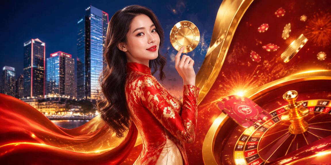 Người chơi mặc áo dài trải nghiệm casino tại Hà Nội